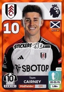 Cromo Tom Cairney - English Premier League 2023-2024
 - Panini