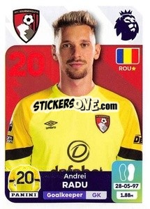 Sticker Ionuț Radu - English Premier League 2023-2024
 n. 25 - Panini