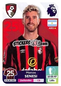 Sticker Marcos Senesi - English Premier League 2023-2024
 n. 29 - Panini