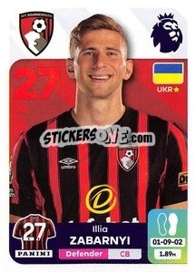 Sticker Ilya Zabarnyi - English Premier League 2023-2024
 n. 30 - Panini