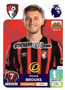 Sticker David Brooks - English Premier League 2023-2024
 n. 33 - Panini