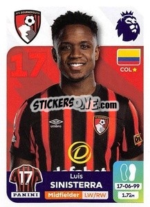Sticker Luis Sinisterra - English Premier League 2023-2024
 n. 37 - Panini