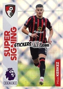 Sticker Milos Kerkez (Super Signing) - English Premier League 2023-2024
 - Panini
