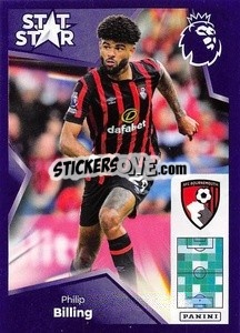 Sticker Philip Billing (Stat Stars) - English Premier League 2023-2024
 n. 51 - Panini