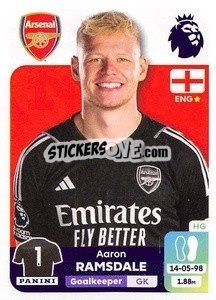 Sticker Aaron Ramsdale - English Premier League 2023-2024
 n. 53 - Panini