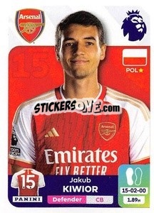 Sticker Jakub Kiwior - English Premier League 2023-2024
 - Panini