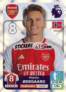 Sticker Martin Ødegaard - English Premier League 2023-2024
 n. 64 - Panini