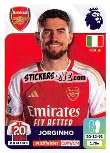 Sticker Jorginho - English Premier League 2023-2024
 n. 66 - Panini