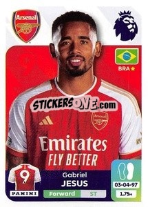 Sticker Gabriel Jesus - English Premier League 2023-2024
 - Panini