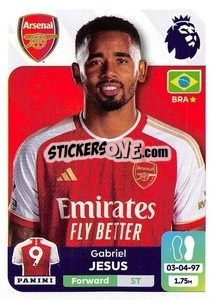 Sticker Gabriel Jesus - English Premier League 2023-2024
 n. 69 - Panini