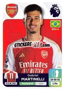 Sticker Gabriel Martinelli - English Premier League 2023-2024
 - Panini