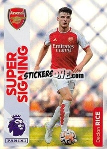 Sticker Declan Rice (Super Signing) - English Premier League 2023-2024
 n. 75 - Panini