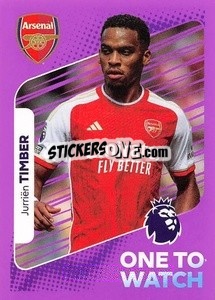 Cromo Jurriën Timber - English Premier League 2023-2024
 - Panini