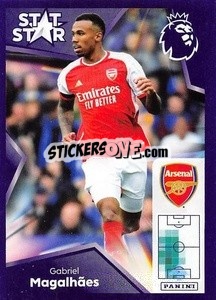 Sticker Gabriel Magalhães (Stat Stars) - English Premier League 2023-2024
 n. 79 - Panini