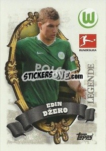 Sticker Edin Dzeko (VfL Wolfsburg) - German Football Bundesliga 2023-2024 - Topps