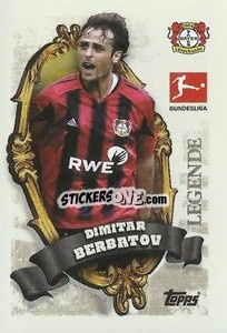 Figurina Dimitar Berbatov (Bayer 04 Leverkusen) - German Football Bundesliga 2023-2024 - Topps