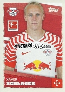 Sticker Xaver Schlager - German Football Bundesliga 2023-2024 - Topps