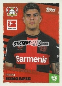 Sticker Piero Hincapié - German Football Bundesliga 2023-2024 - Topps