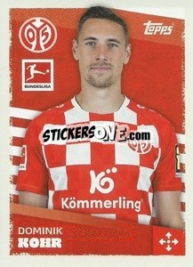 Sticker Dominik Kohr - German Football Bundesliga 2023-2024 - Topps