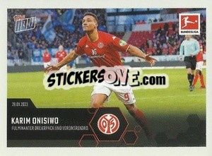 Sticker Karim Onisiwo (Highlight der Saison 2022/23) - German Football Bundesliga 2023-2024 - Topps