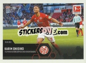 Figurina Karim Onisiwo (Highlight der Saison 2022/23) - German Football Bundesliga 2023-2024 - Topps