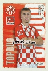 Sticker Brajan Gruda - German Football Bundesliga 2023-2024 - Topps
