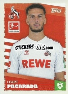 Sticker Leart Paqarada - German Football Bundesliga 2023-2024 - Topps