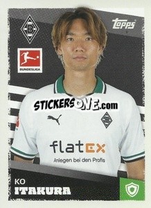 Figurina Ko Itakura - German Football Bundesliga 2023-2024 - Topps