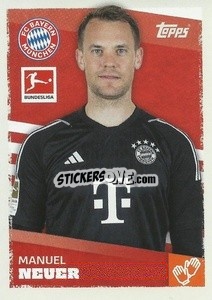 Sticker Manuel Neuer - German Football Bundesliga 2023-2024 n. 327 - Topps
