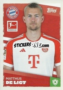 Sticker Matthijs de Ligt - German Football Bundesliga 2023-2024 - Topps