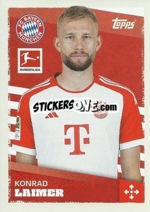 Sticker Konrad Laimer - German Football Bundesliga 2023-2024 - Topps