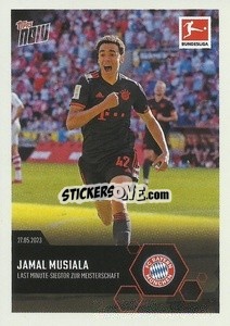 Cromo Jamal Musiala (Highlight der Saison 2022/23) - German Football Bundesliga 2023-2024 - Topps