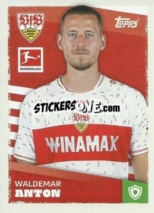 Sticker Waldemar Anton - German Football Bundesliga 2023-2024 - Topps