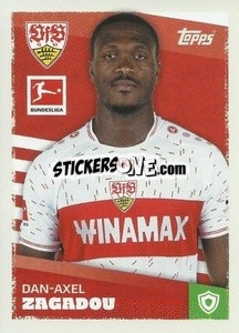 Cromo Dan-Axel Zagadou - German Football Bundesliga 2023-2024 - Topps