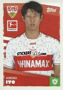 Sticker Hiroki Ito - German Football Bundesliga 2023-2024 - Topps