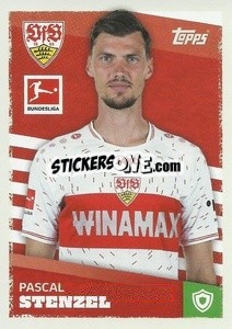 Sticker Pascal Stenzel - German Football Bundesliga 2023-2024 - Topps