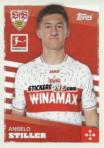 Sticker Angelo Stiller - German Football Bundesliga 2023-2024 - Topps