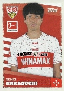 Sticker Genki Haraguchi - German Football Bundesliga 2023-2024 - Topps
