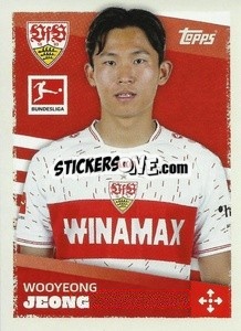 Sticker Woo-Yeong Jeong - German Football Bundesliga 2023-2024 - Topps