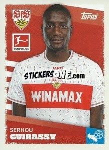 Sticker Serhou Guirassy - German Football Bundesliga 2023-2024 - Topps