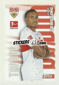 Sticker Jamie Leweling - German Football Bundesliga 2023-2024 n. 363 - Topps