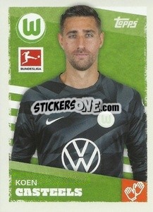 Sticker Koen Casteels - German Football Bundesliga 2023-2024 - Topps