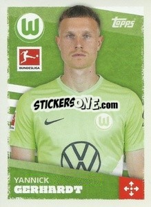Sticker Yannick Gerhardt - German Football Bundesliga 2023-2024 - Topps