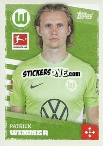 Sticker Patrick Wimmer - German Football Bundesliga 2023-2024 - Topps