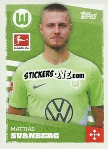 Sticker Mattias Svanberg - German Football Bundesliga 2023-2024 - Topps