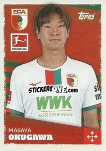 Figurina Masaya Okugawa - German Football Bundesliga 2023-2024 - Topps