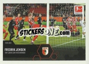 Cromo Fredrik Jensen (Highlight der Saison 2022/23) - German Football Bundesliga 2023-2024 - Topps