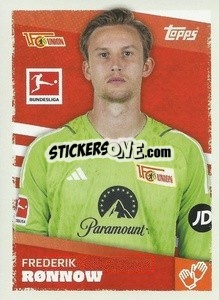 Figurina Frederik Rønnow - German Football Bundesliga 2023-2024 - Topps