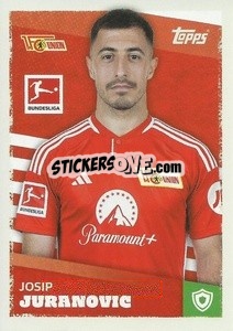 Sticker Josip Juranović - German Football Bundesliga 2023-2024 - Topps