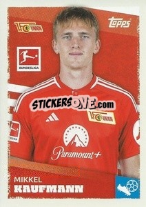 Sticker Mikkel Kaufmann - German Football Bundesliga 2023-2024 - Topps